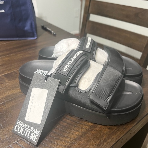 Versace Black Sandals - Picture 3 of 12